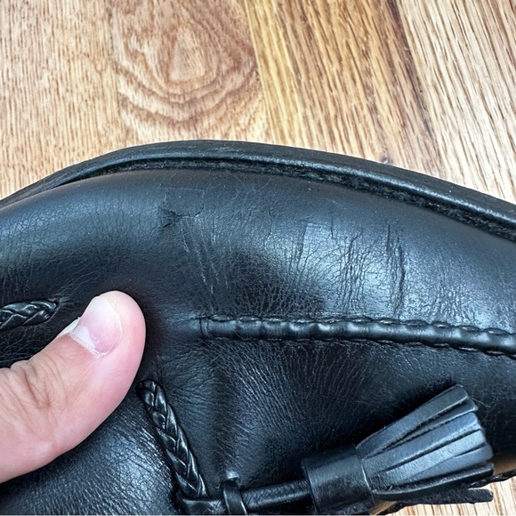 Allen Edmonds Pembrooke Black Leather Penny Loafers Men’s Size 9D - Picture 11 of 14